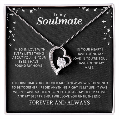 To My Soulmate | Forever Love Necklace